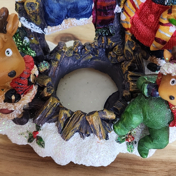 Festive Reindeer Christmas Candle Holder - Picture 15 of 15